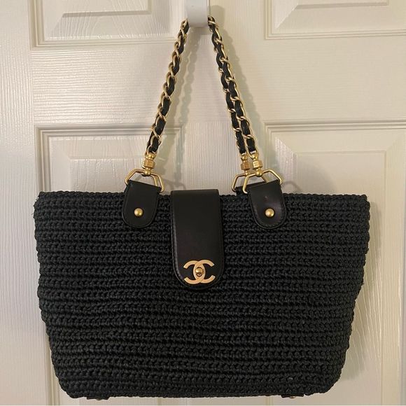 CHANEL Handbags - Chanel Large Black Tote